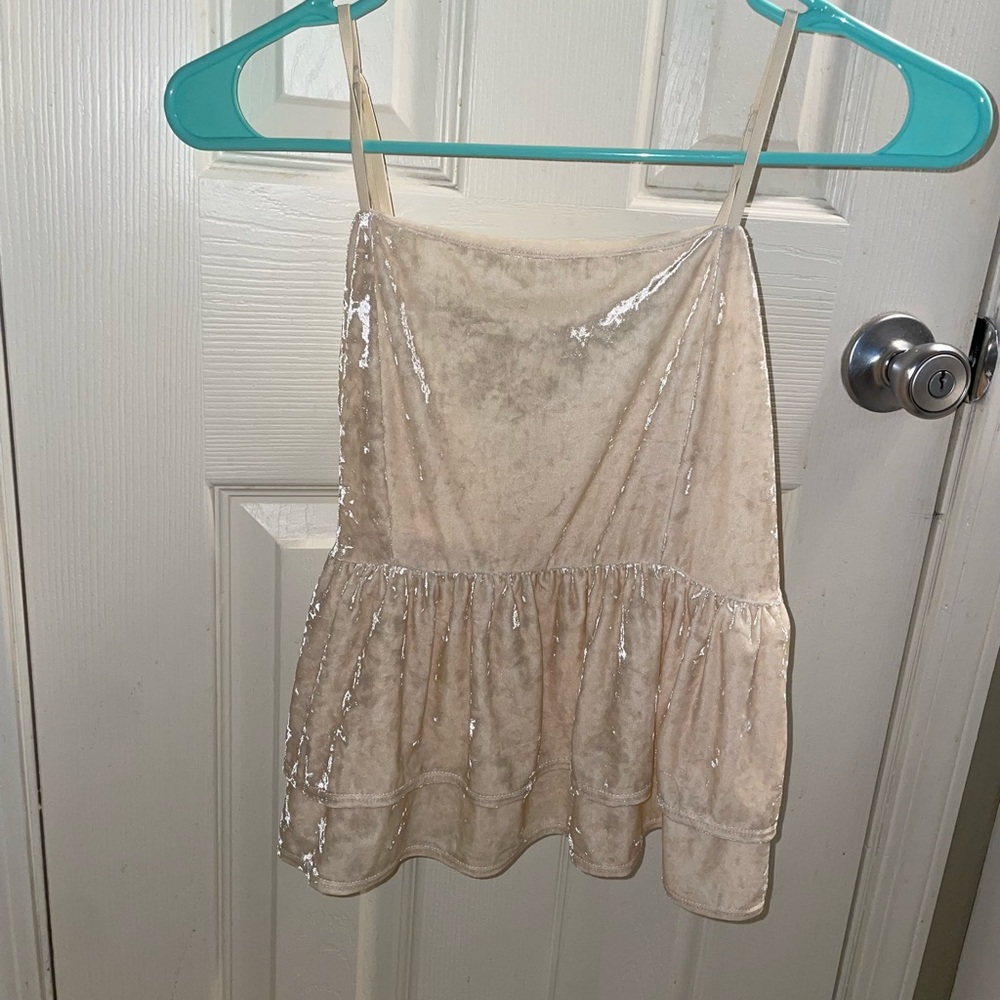 American eagle velvet top